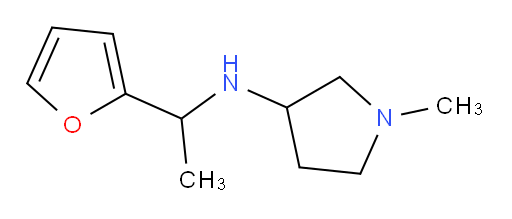 N-[1-(furan-2-yl)ethyl]-1-methylpyrrolidin-3-amine