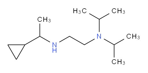 {2-[bis(propan-2-yl)amino]ethyl}(1-cyclopropylethyl)amine