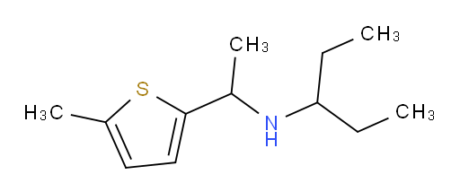 [1-(5-methylthiophen-2-yl)ethyl](pentan-3-yl)amine