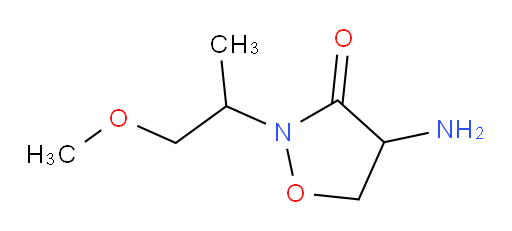 4-amino-2-(1-methoxypropan-2-yl)-1,2-oxazolidin-3-one