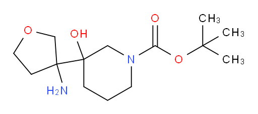 tert-butyl 3-(3-aminooxolan-3-yl)-3-hydroxypiperidine-1-carboxylate