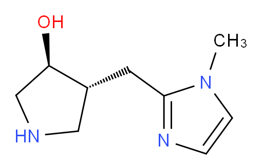rac-(3R,4S)-4-[(1-methyl-1H-imidazol-2-yl)methyl]pyrrolidin-3-ol