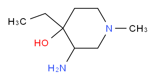 3-amino-4-ethyl-1-methylpiperidin-4-ol