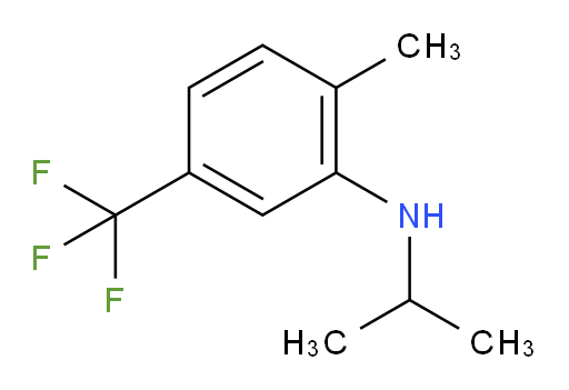 2-methyl-N-(propan-2-yl)-5-(trifluoromethyl)aniline