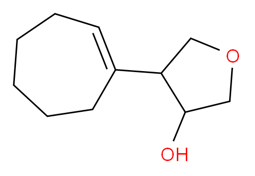 4-(cyclohept-1-en-1-yl)oxolan-3-ol