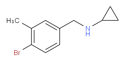 N-[(4-bromo-3-methylphenyl)methyl]cyclopropanamine
