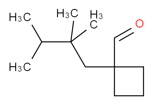 1-(2,2,3-trimethylbutyl)cyclobutane-1-carbaldehyde