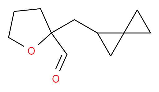 2-({spiro[2.2]pentan-1-yl}methyl)oxolane-2-carbaldehyde