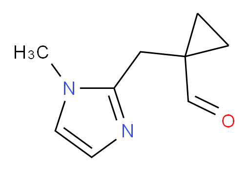 1-[(1-methyl-1H-imidazol-2-yl)methyl]cyclopropane-1-carbaldehyde