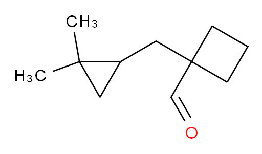 1-[(2,2-dimethylcyclopropyl)methyl]cyclobutane-1-carbaldehyde