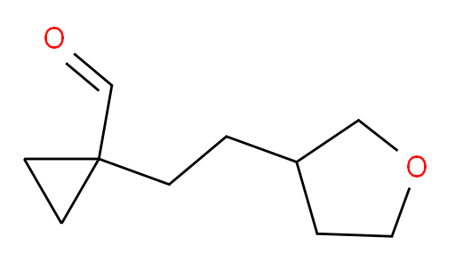 1-[2-(oxolan-3-yl)ethyl]cyclopropane-1-carbaldehyde