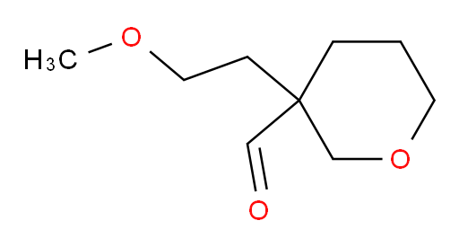 3-(2-methoxyethyl)oxane-3-carbaldehyde
