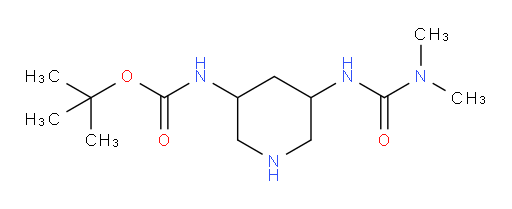 tert-butyl N-{5-[(dimethylcarbamoyl)amino]piperidin-3-yl}carbamate