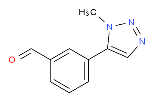3-(1-methyl-1H-1,2,3-triazol-5-yl)benzaldehyde