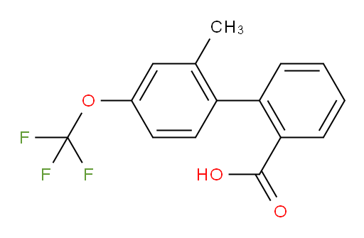 2'-methyl-4'-(trifluoromethoxy)-[1,1'-biphenyl]-2-carboxylic acid