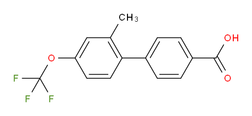 2'-methyl-4'-(trifluoromethoxy)-[1,1'-biphenyl]-4-carboxylic acid