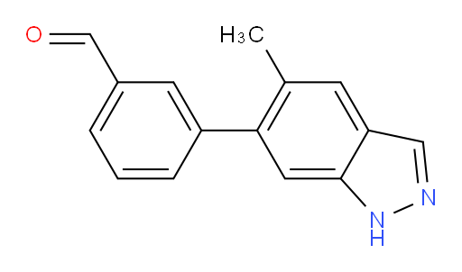 3-(5-methyl-1H-indazol-6-yl)benzaldehyde