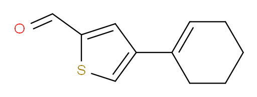 4-(cyclohex-1-en-1-yl)thiophene-2-carbaldehyde