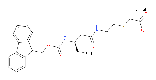 2-({2-[(3R)-3-({[(9H-fluoren-9-yl)methoxy]carbonyl}amino)pentanamido]ethyl}sulfanyl)acetic acid