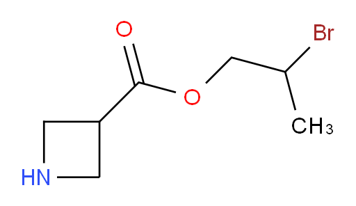2-bromopropyl azetidine-3-carboxylate