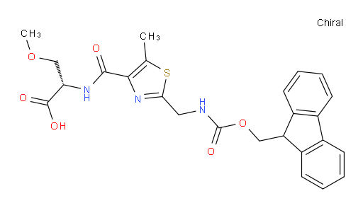 (2S)-2-({2-[({[(9H-fluoren-9-yl)methoxy]carbonyl}amino)methyl]-5-methyl-1,3-thiazol-4-yl}formamido)-3-methoxypropanoic acid