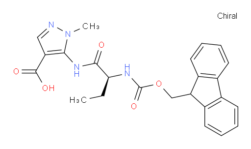5-[(2S)-2-({[(9H-fluoren-9-yl)methoxy]carbonyl}amino)butanamido]-1-methyl-1H-pyrazole-4-carboxylic acid