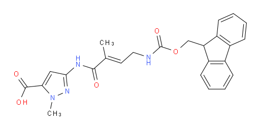 3-[4-({[(9H-fluoren-9-yl)methoxy]carbonyl}amino)-2-methylbut-2-enamido]-1-methyl-1H-pyrazole-5-carboxylic acid