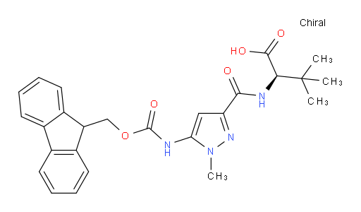 (2R)-2-{[5-({[(9H-fluoren-9-yl)methoxy]carbonyl}amino)-1-methyl-1H-pyrazol-3-yl]formamido}-3,3-dimethylbutanoic acid
