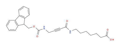 7-[4-({[(9H-fluoren-9-yl)methoxy]carbonyl}amino)but-2-ynamido]heptanoic acid