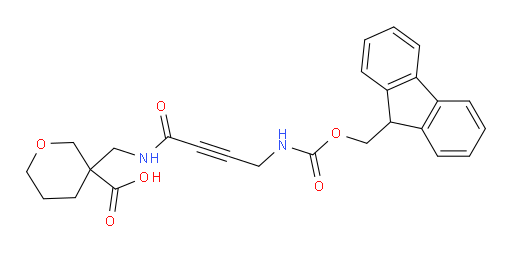 3-{[4-({[(9H-fluoren-9-yl)methoxy]carbonyl}amino)but-2-ynamido]methyl}oxane-3-carboxylic acid