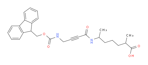 6-[4-({[(9H-fluoren-9-yl)methoxy]carbonyl}amino)but-2-ynamido]-2-methylheptanoic acid
