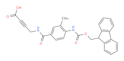 4-{[4-({[(9H-fluoren-9-yl)methoxy]carbonyl}amino)-3-methylphenyl]formamido}but-2-ynoic acid