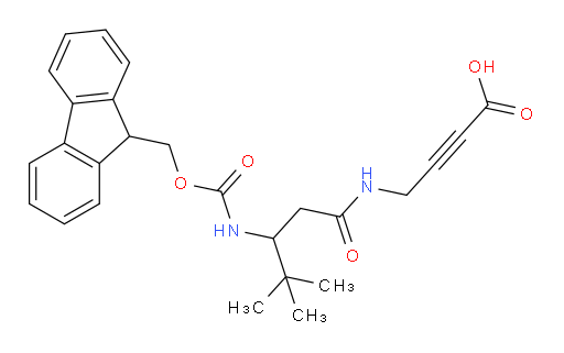 4-[3-({[(9H-fluoren-9-yl)methoxy]carbonyl}amino)-4,4-dimethylpentanamido]but-2-ynoic acid