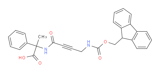 2-[4-({[(9H-fluoren-9-yl)methoxy]carbonyl}amino)but-2-ynamido]-2-phenylpropanoic acid