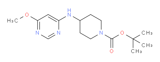tert-butyl 4-[(6-methoxypyrimidin-4-yl)amino]piperidine-1-carboxylate