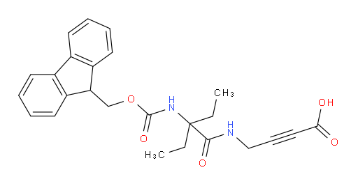 4-[2-ethyl-2-({[(9H-fluoren-9-yl)methoxy]carbonyl}amino)butanamido]but-2-ynoic acid