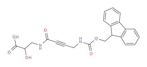 3-[4-({[(9H-fluoren-9-yl)methoxy]carbonyl}amino)but-2-ynamido]-2-hydroxypropanoic acid
