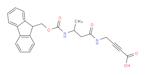 4-[3-({[(9H-fluoren-9-yl)methoxy]carbonyl}amino)butanamido]but-2-ynoic acid