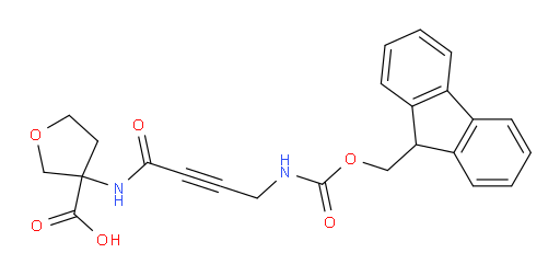 3-[4-({[(9H-fluoren-9-yl)methoxy]carbonyl}amino)but-2-ynamido]oxolane-3-carboxylic acid