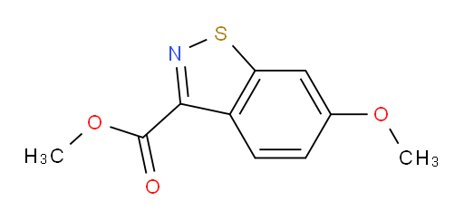 methyl 6-methoxy-1,2-benzothiazole-3-carboxylate