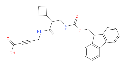 4-[2-cyclobutyl-3-({[(9H-fluoren-9-yl)methoxy]carbonyl}amino)propanamido]but-2-ynoic acid