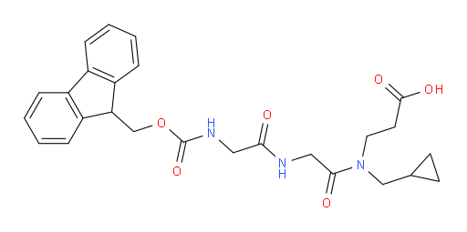3-[N-(cyclopropylmethyl)-2-[2-({[(9H-fluoren-9-yl)methoxy]carbonyl}amino)acetamido]acetamido]propanoic acid