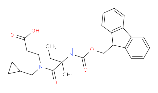 3-[N-(cyclopropylmethyl)-2-({[(9H-fluoren-9-yl)methoxy]carbonyl}amino)-2-methylbutanamido]propanoic acid