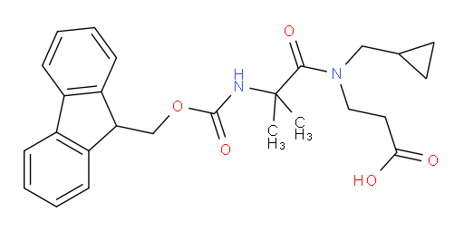 3-[N-(cyclopropylmethyl)-2-({[(9H-fluoren-9-yl)methoxy]carbonyl}amino)-2-methylpropanamido]propanoic acid