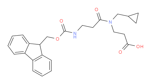 3-[N-(cyclopropylmethyl)-3-({[(9H-fluoren-9-yl)methoxy]carbonyl}amino)propanamido]propanoic acid