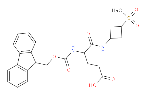 4-({[(9H-fluoren-9-yl)methoxy]carbonyl}amino)-4-[(3-methanesulfonylcyclobutyl)carbamoyl]butanoic acid
