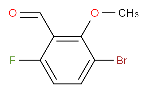 3-bromo-6-fluoro-2-methoxybenzaldehyde