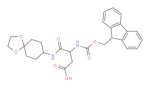 3-({1,4-dioxaspiro[4.5]decan-8-yl}carbamoyl)-3-({[(9H-fluoren-9-yl)methoxy]carbonyl}amino)propanoic acid