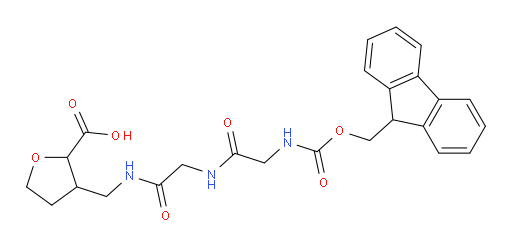 3-({2-[2-({[(9H-fluoren-9-yl)methoxy]carbonyl}amino)acetamido]acetamido}methyl)oxolane-2-carboxylic acid