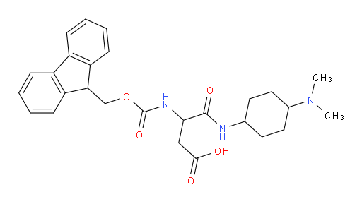 3-{[4-(dimethylamino)cyclohexyl]carbamoyl}-3-({[(9H-fluoren-9-yl)methoxy]carbonyl}amino)propanoic acid